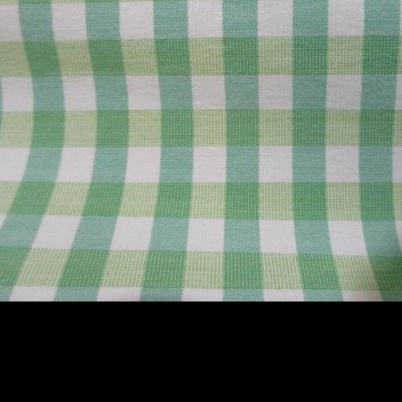 Rufus Button Front Shirt sz M Green Gingham Contrast Cuffs 100% Cotton USA - Picture 14 of 14